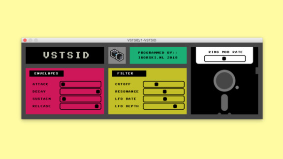 Igorski VSTSID: Synthesizer im Stile des Commodore 64