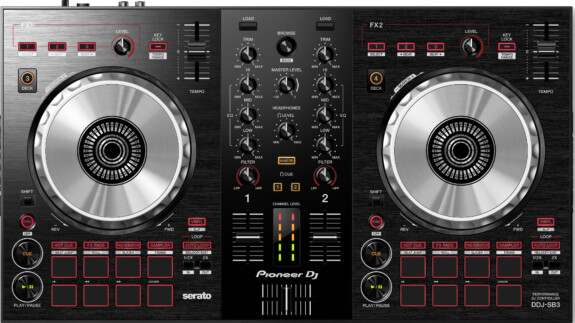 Pioneer DJ DDJ-SB3 – Leichter 2-Kanal-DJ-Controller