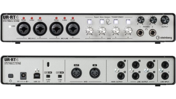 Musikmesse 2018: Steinberg UR-RT4: Audio Interface in Kooperation mit Rupert Neve