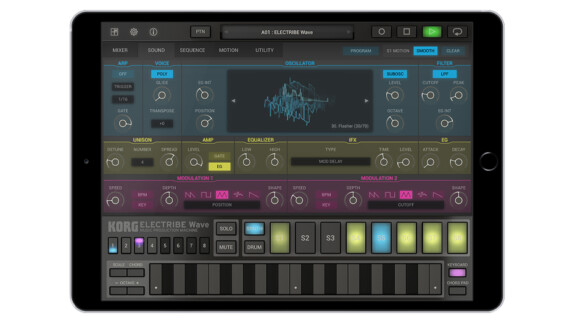 Korg Electribe Wave: Profi-Groovebox für das iPad mit Wavetable-Synthese