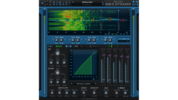 Blue Cat’s MB-5 Dynamix V2: Multiband-Dynamikeffekt mit tollen Tricks