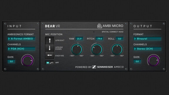 dearVR AMBI MICRO: 3D-Audio von Sennheiser und Dear Reality