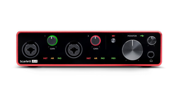 Focusrite Scarlett 4i4: Neues Interface mit zusätzlichen Line I/O