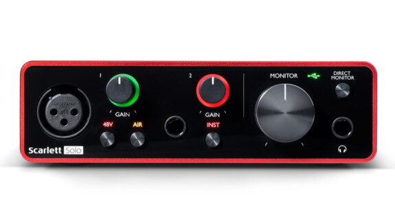 Focusrite Scarlett Solo: Einsteiger Interface in dritter Generation