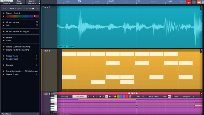 Tracktion Waveform DAW