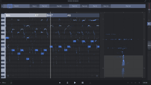 Zplane deCoda analysiert Songs und hilft beim Üben