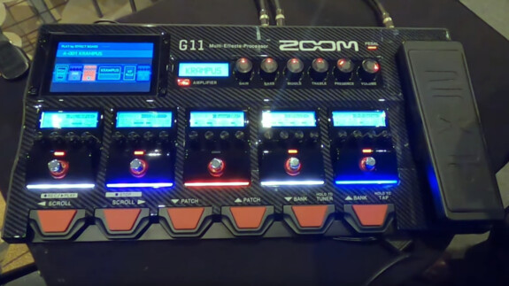 Zoom G11: Multieffekt-Board zur NAMM vorgestellt