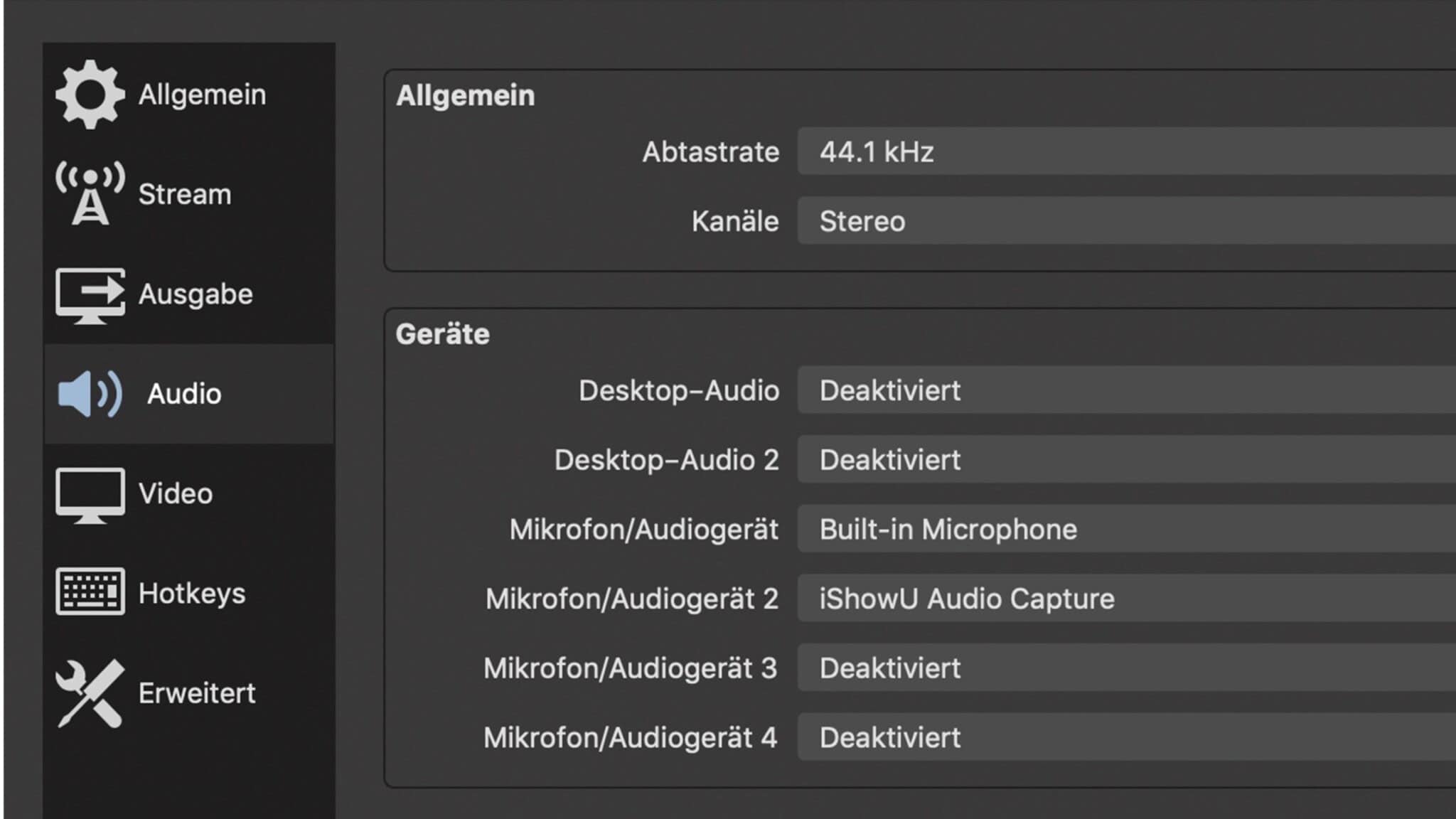 ishowu audio capture on mac