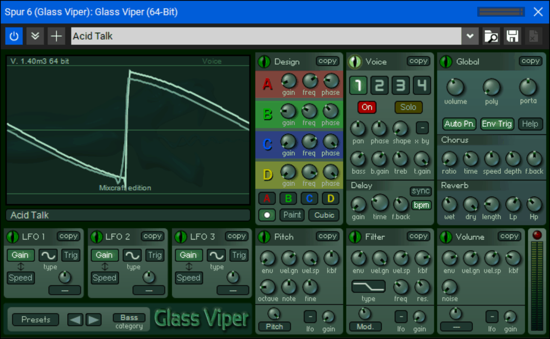 mixcraft 7 glass viper