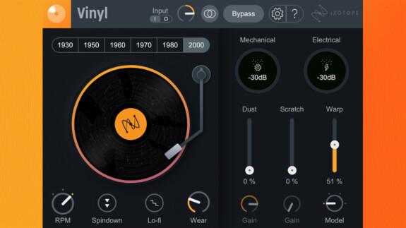 iZotope Vinyl: Neuauflage für mehr Lo-Fi Vibe