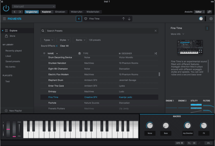 arturia pigments banks