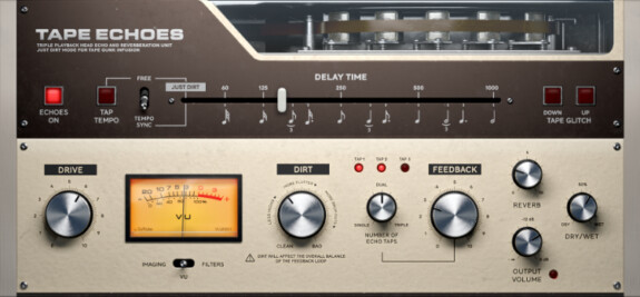 Softube Tape Echoes: Plug-In für Vintage Tape Sounds