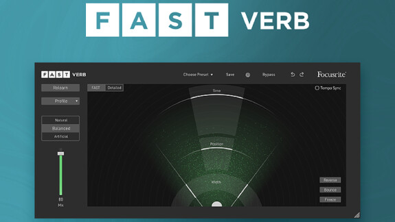 Focusrite FAST Verb: Reverb Plug-In für Tiefe in der Musik