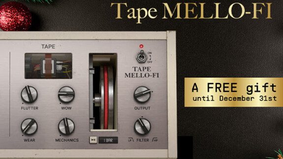 Arturia Tape MELLO-FI: Neuer Lo-Fi-Effekt gratis als Xmas-Geschenk