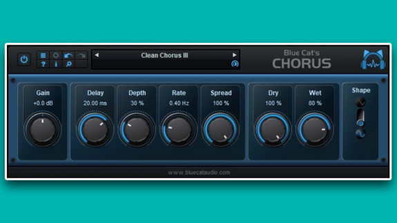 Blue Cat’s Chorus: Free VST Chorus mit Vintage-Sound