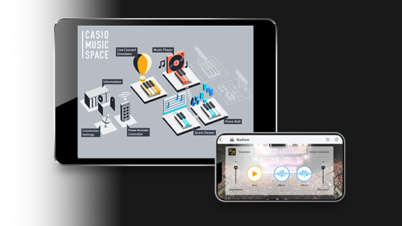 Casio Music Space: Eine App für alle unterstützten Casio-Instrumente