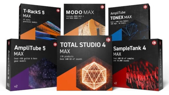 IK Multimedia Total Studio 4 MAX: Umfangreiches Software-Bundle