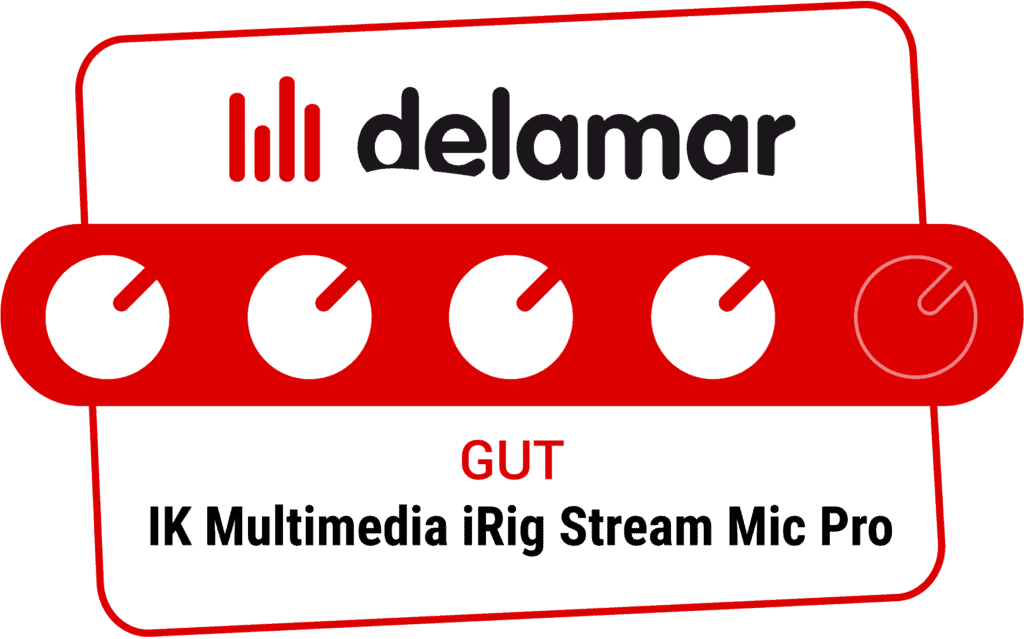 IK Multimedia iRig Stream Mic Pro Testsiegel