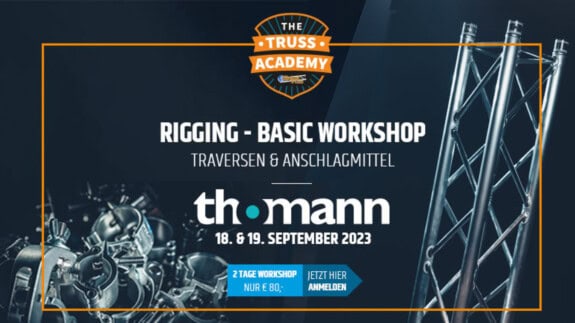 Truss Academy Rigging Basic Workshop: Traversen & Anschlagmittel