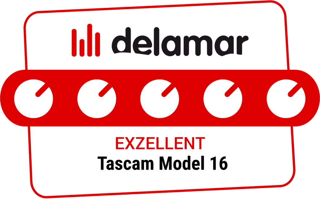 Tascam Model 16 Testsiegel