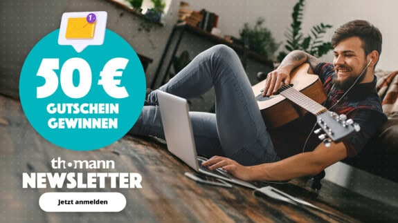 Thomann Newsletter-Gewinnspiel: Chance auf einen 50 Euro Gutschein