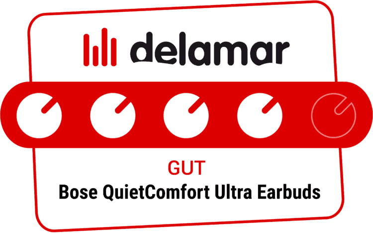 Bose QuietComfort Ultra Earbuds Testsiegel
