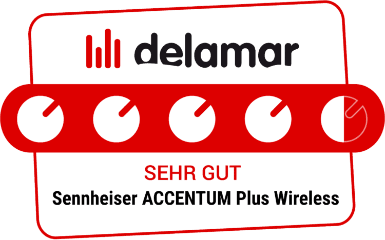 Sennheiser ACCENTUM Plus Wireless Testsiegel