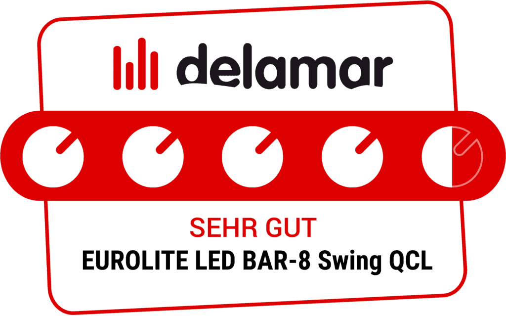 EUROLITE LED BAR-8 Swing QCL Testsiegel