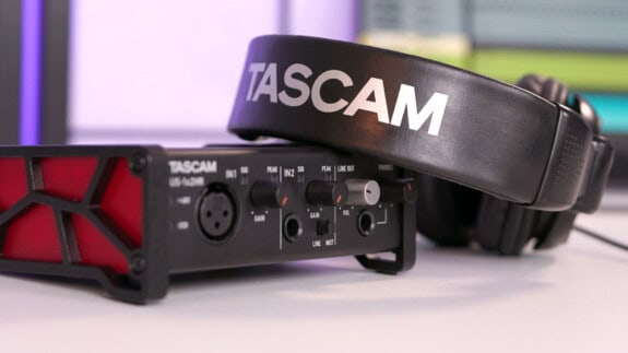 Tascam US-1x2HR Test: Audio Interface für Singer-Songwriter