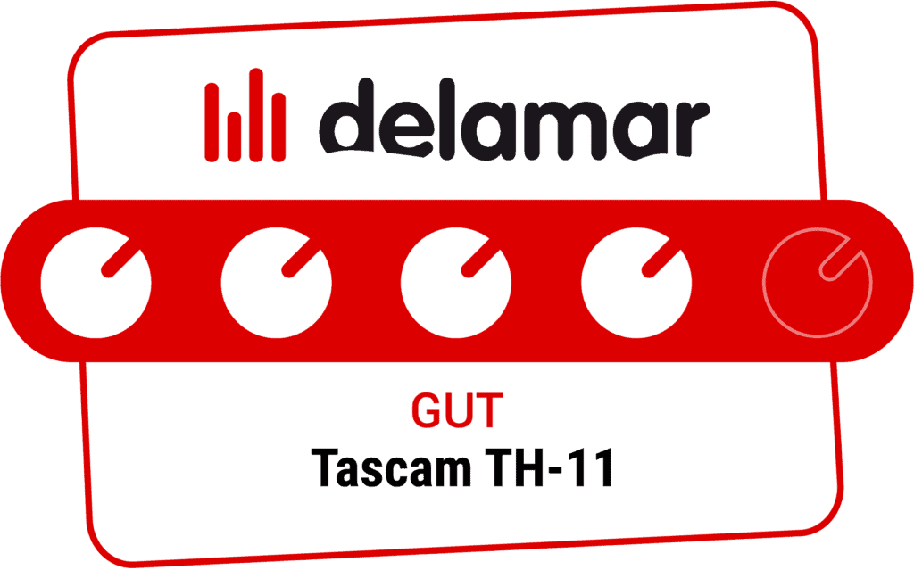 Tascam TH-11 Testsiegel