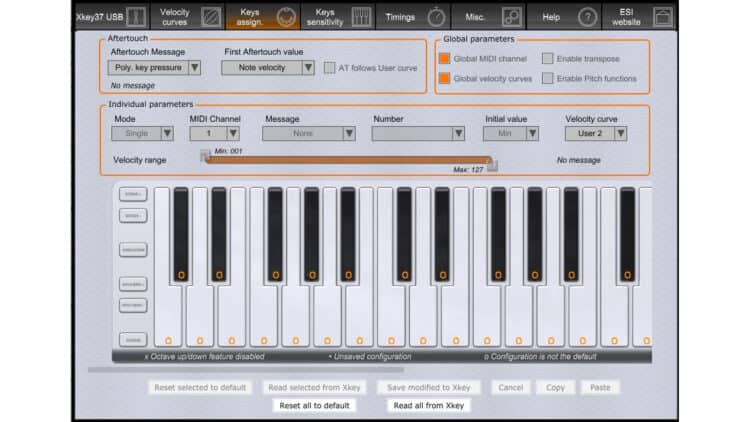 ESI Xkey 37 Test