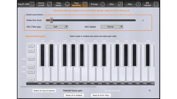 ESI Xkey 37 Test