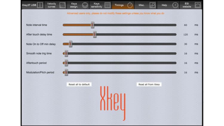 ESI Xkey 37 Test