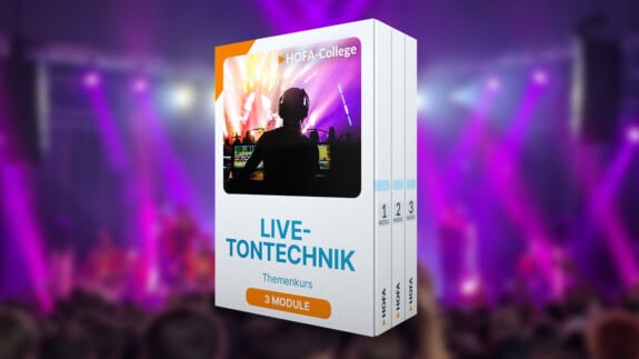 HOFA Fernkurs Live-Tontechnik: Werde Experte auf dem Gebiet des Live-Sounds