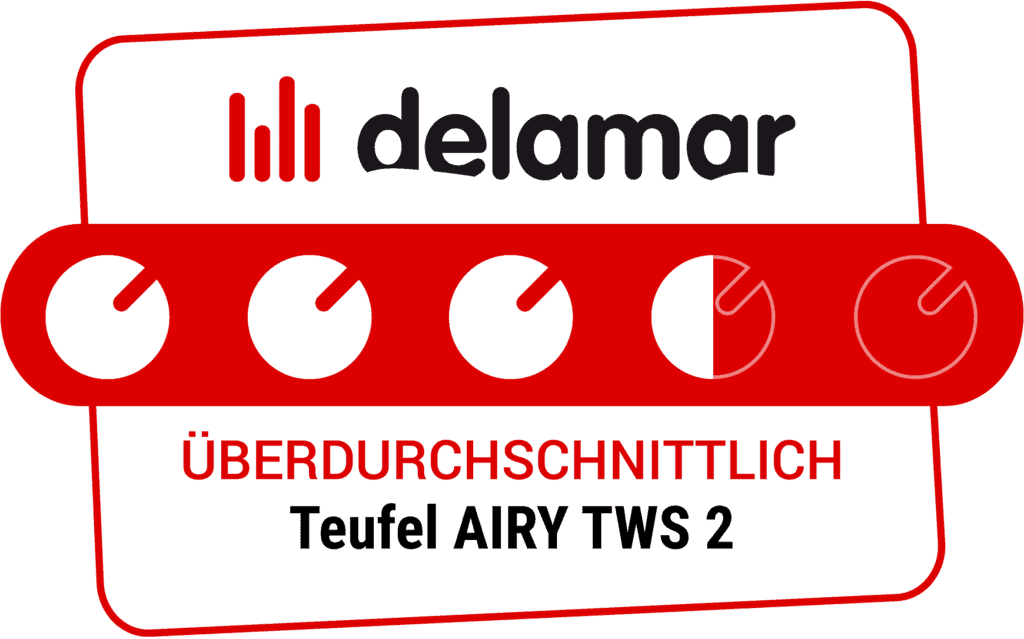 Teufel AIRY TWS 2 Testsiegel