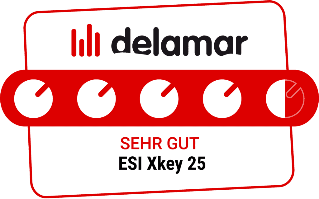 ESI Xkey 25 Testsiegel