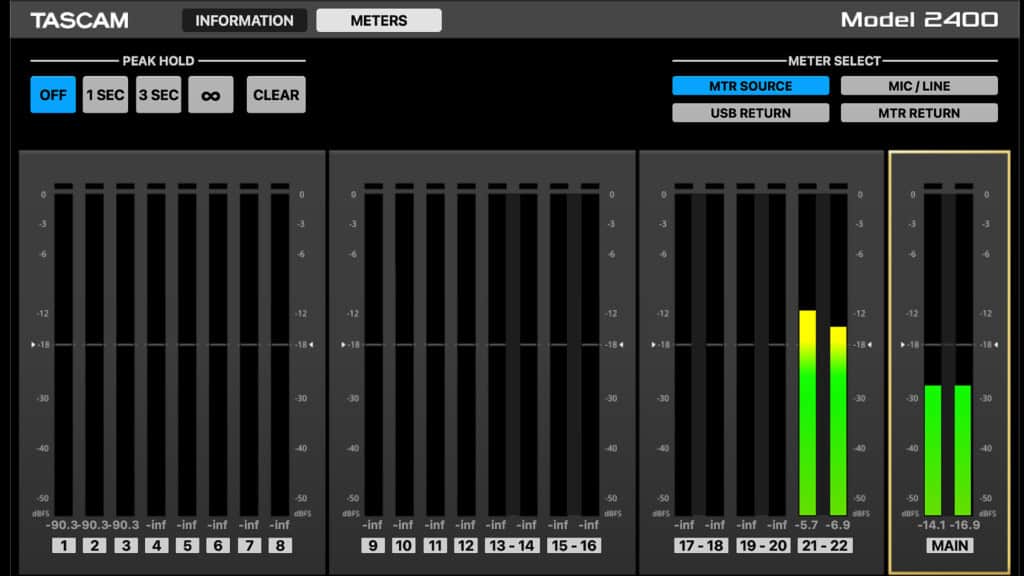 Tascam Model 2400 Test