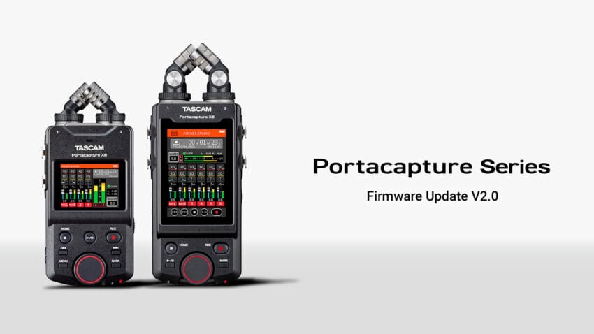 Tascam Portacapture Serie Firmware 2.0