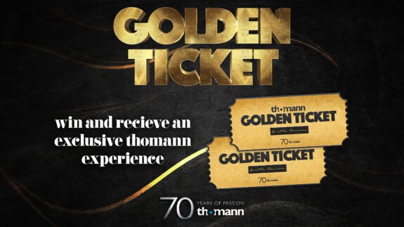 Thomann Golden Ticket: Gewinne eine VIP-Reise und großes Preispaket