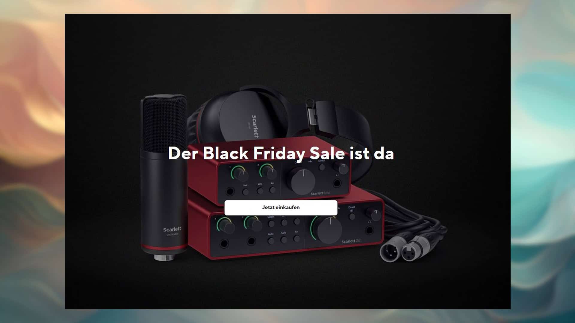 Focusrite Black Friday 2024